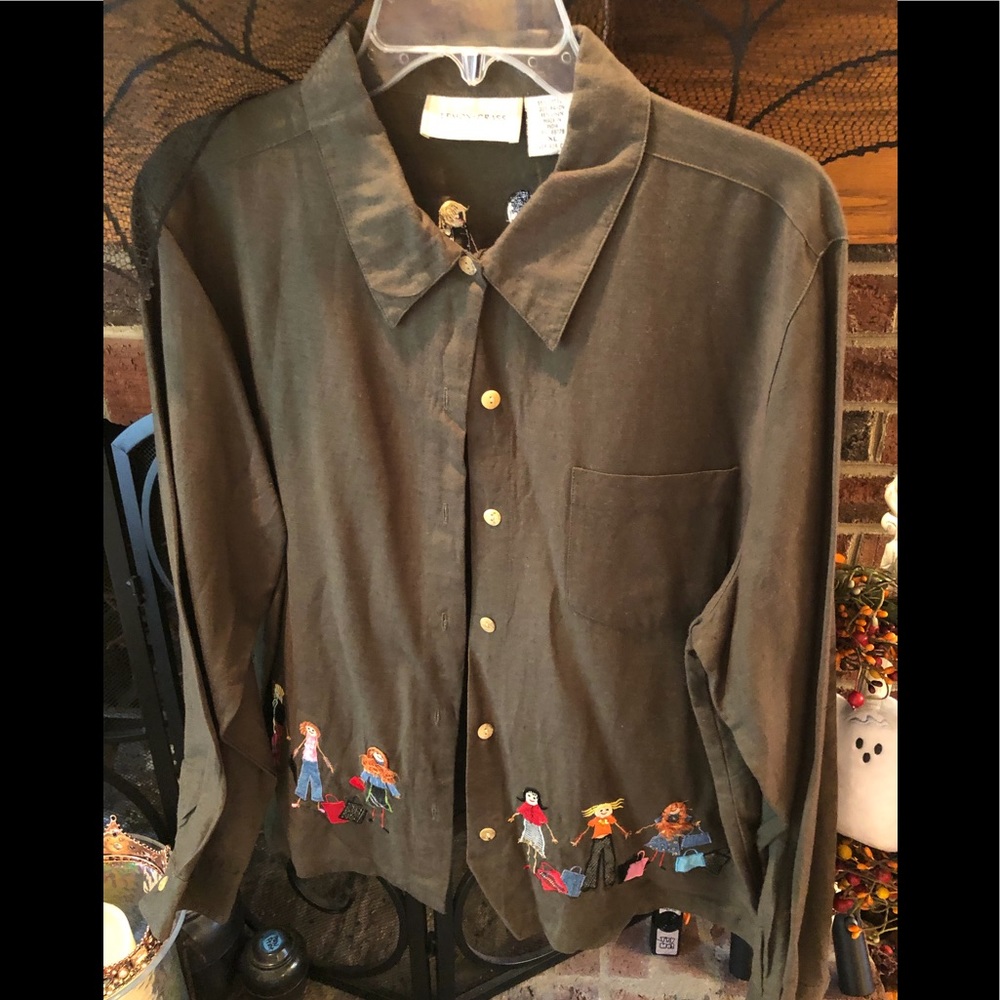 Lemon-Grass Super Cute embroidered blouse